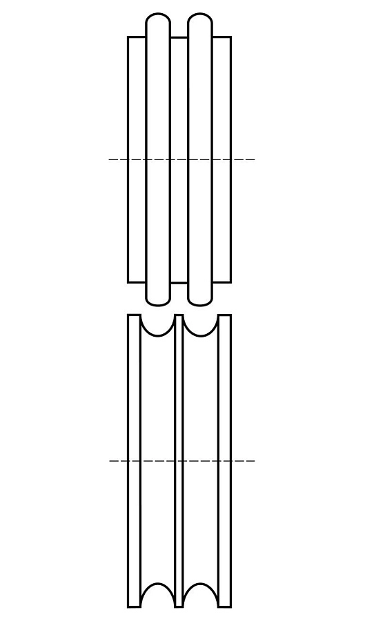 Ролики для двойного зига E7